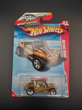 2010 Hot Wheels #177 Race World-Beach 1/4 MEYERS MANX Gold Variation w/Chrome5Sp