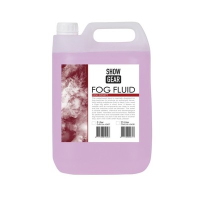 Showgear Nebelfluid High Density 5 L   extrem dichter, langanhaltender Nebel