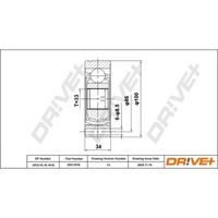 Dr!Ve+ Antriebswellengelenk Satz Getriebeseitig Passend FüR Audi 80 A1 A2 A3 A4