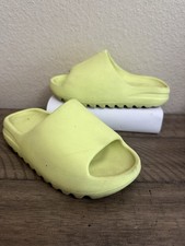 Yeezy Green Glow Slides Adidas Comfort Slip On Men  s Size 5 read