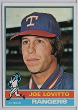 1976 Topps #604 Joe Lovitto in EX Condition Rangers
