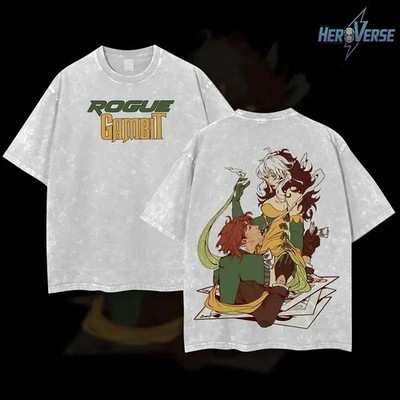 Rogue And Gambit T-Shirt, Character Comics TV Series Graphic Design Unisex
