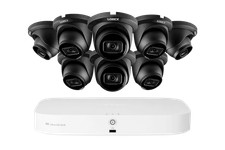Lorex 4K 2TB Wired NVR System with 8 IP Dome Cameras Featuring Listen-In Audio