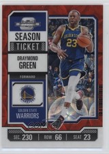 2023 Contenders Optic Season Ticket International Red Prizm Draymond Green my8