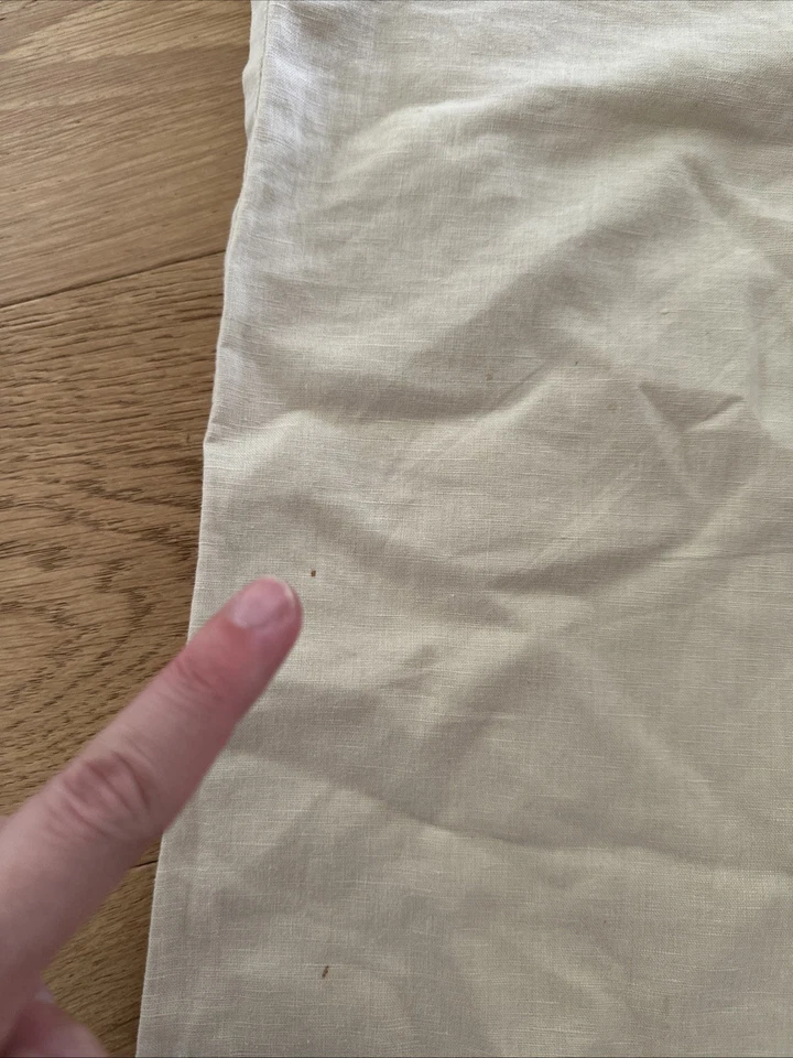 Free People Vtg Bell Bottom Women’s Pants Size 10 Cream Yellow - Image 4 of 4