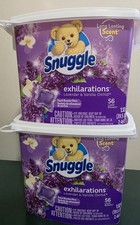 2 New Snuggle Exhilarations Lavender Vanilla Orchid Scent Booster Pacs 56 Ea.