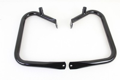 Black Rear Buffalo Engine Bar Set for Harley-Davidson