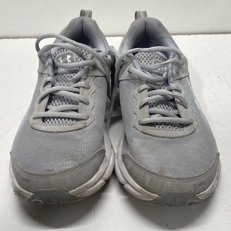 Under Armour Grey Solid Running Athletic Shoe Men… - image 3