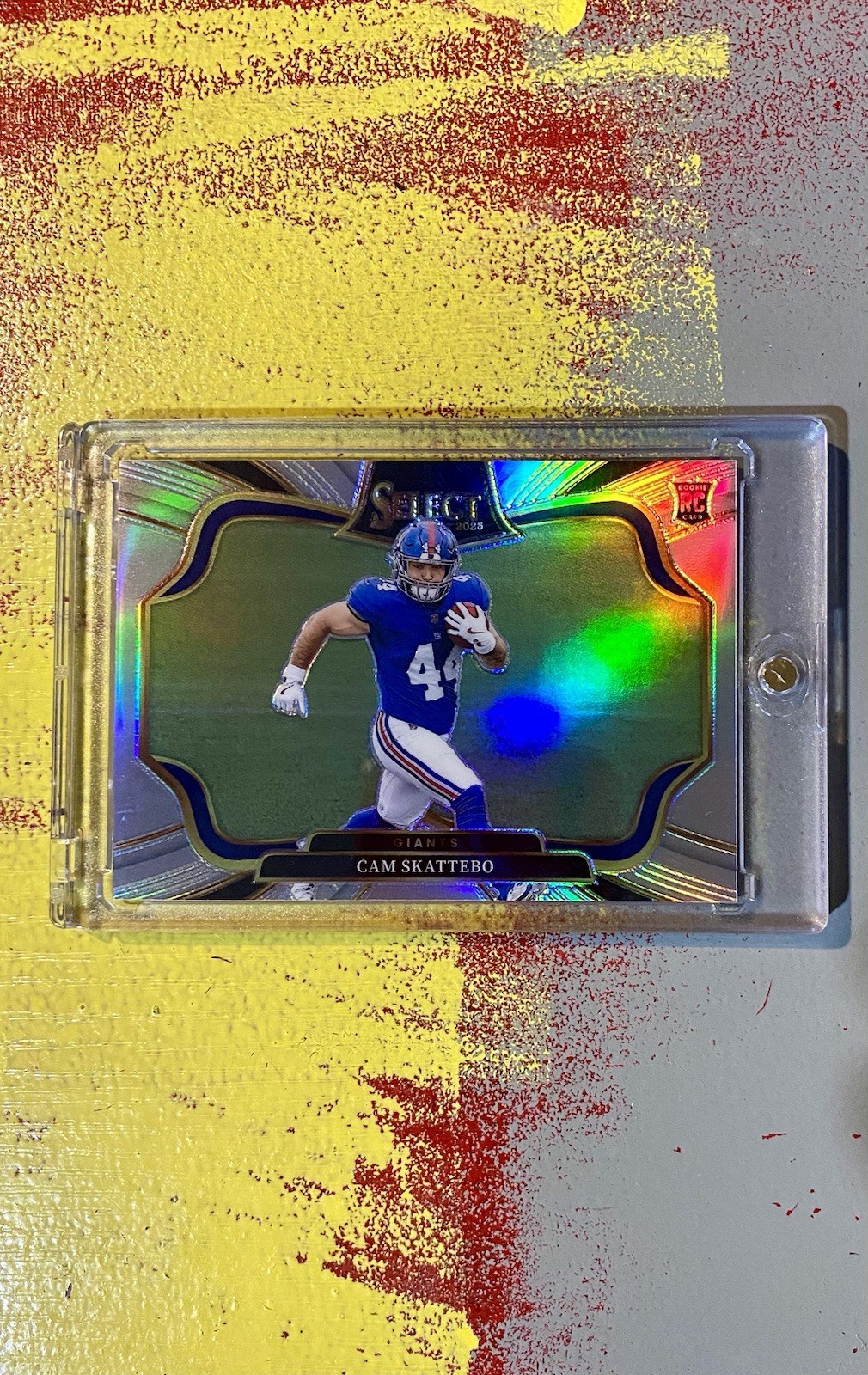 2025 Panini Select Silver Prizm Field Level Cam Skattebo (RC)