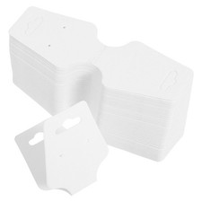 100 Pcs Jewelry Display Cards Self Adhesive Foldable Bracelet Necklace Cards
