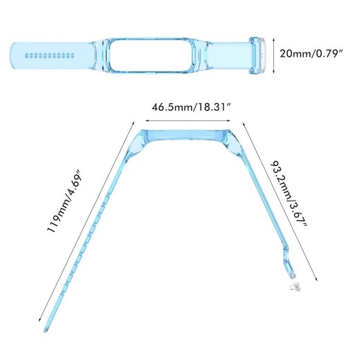 `Wymienne paski kompatybilne z inteligentnymi opaskami Fit2 Sm-R220 Wat - Zdjęcie 2 z 7