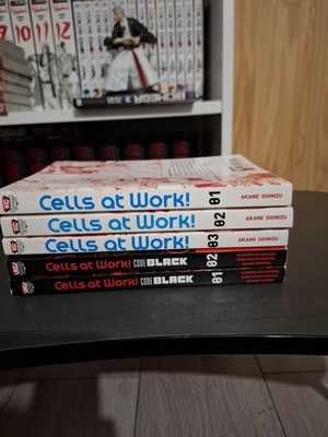 Cells At Work Manga 1 -3,cells at work code black volumes 1,2 english