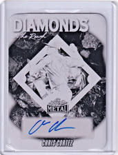 2025 Leaf Metal CHRIS CORTEZ Diamonds Black Printing Plate 1/1 Angels