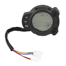 Motorcycle Tachometer, Motorcycle LCD Speedometer Odometer for 7 Color Meter
