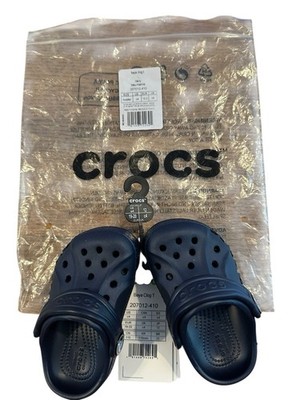 Crocs Junior Baya Clog blau marine Größe Kleinkind C4 neu mit Etikett in Tasche NEU
