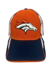 Denver Broncos Hat Cap Fitted Mens L/XL Orange Blue NFL Football Reebok