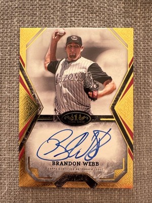 2025 Topps Tier One Talent Autograph Brandon Webb DBACKS AUTO /199 TOTA-BW