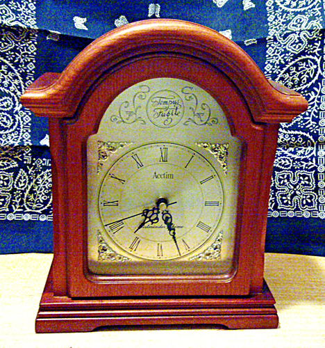 Acctim Arch Top Mantel Clock with Westminster Chime