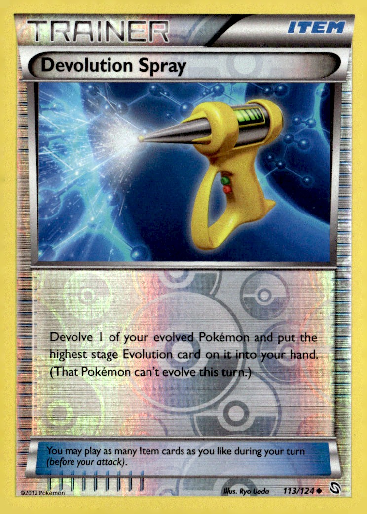 Devolution Spray Uncommon Reverse Holo Dragons Exalted 113/124 Pokémon TCG