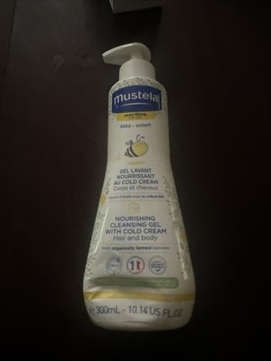 Mustela Baby Nourishing Cleansing Gel - Baby Hair & Body Wash Dry Skin 10.14