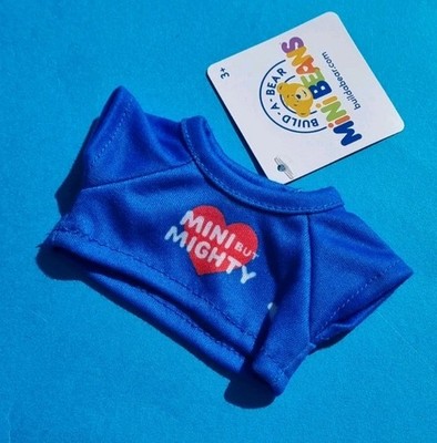 Build A Bear Mini But Mighty Mini Beans T-Shirt Smallfrys Small Kleidung neu mit Etikett 