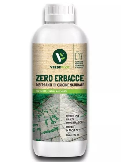 ERBICIDA DISERBANTE NATURALE VERDEVIVO ADAMA ZERO ERBACCE CONFEZIONE 1LT (19755)