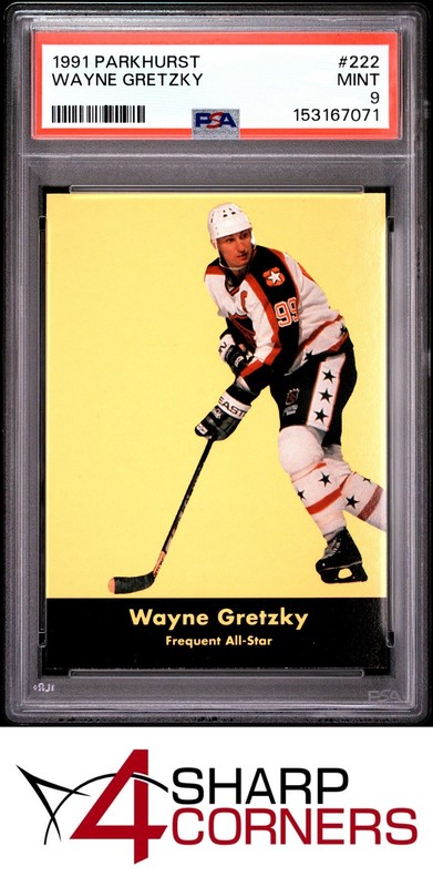 1991 PARKHURST #222 WAYNE GRETZKY HOF PSA 9