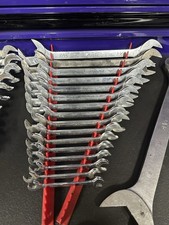 Mac Tools Sae Angle Head Open End Wrench Set 17 Pc 38 - 2 Inches