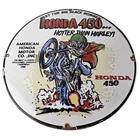 Vintage Honda Hot Rod Sign - Motorcycle Biker Rat Fink Gas Pump Porcelain Sign