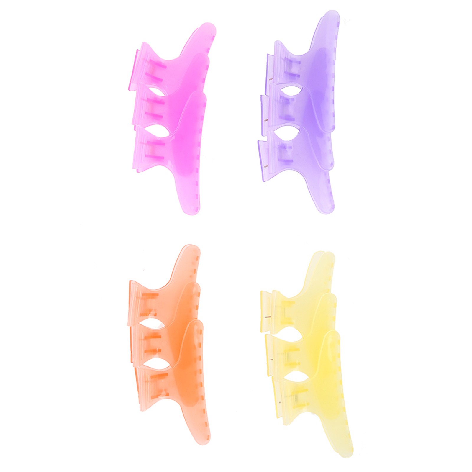 _12Pcs Holding Hair Clip Hair Section Claw Clamps Hairdressing Tool