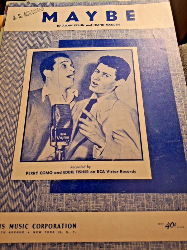 "Maybe" by Allan Flynn and Frank Madden (Vintage Sheet Music) ~ (1935)
