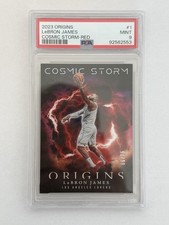 2023 Panini Origins LeBron James Cosmic Storm Red 06/75 PSA 9 (Population of 2)