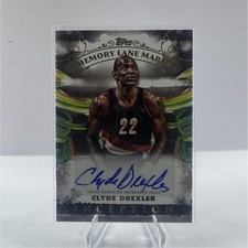 2024-25 Topps Inception Basketball Clyde Drexler Memory Lane Marks Auto #MLM-CD