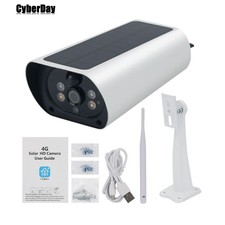4G SIM Card Waterproof Outdoor 1080P Solar Power Camera PIR HD Surveillance Cam