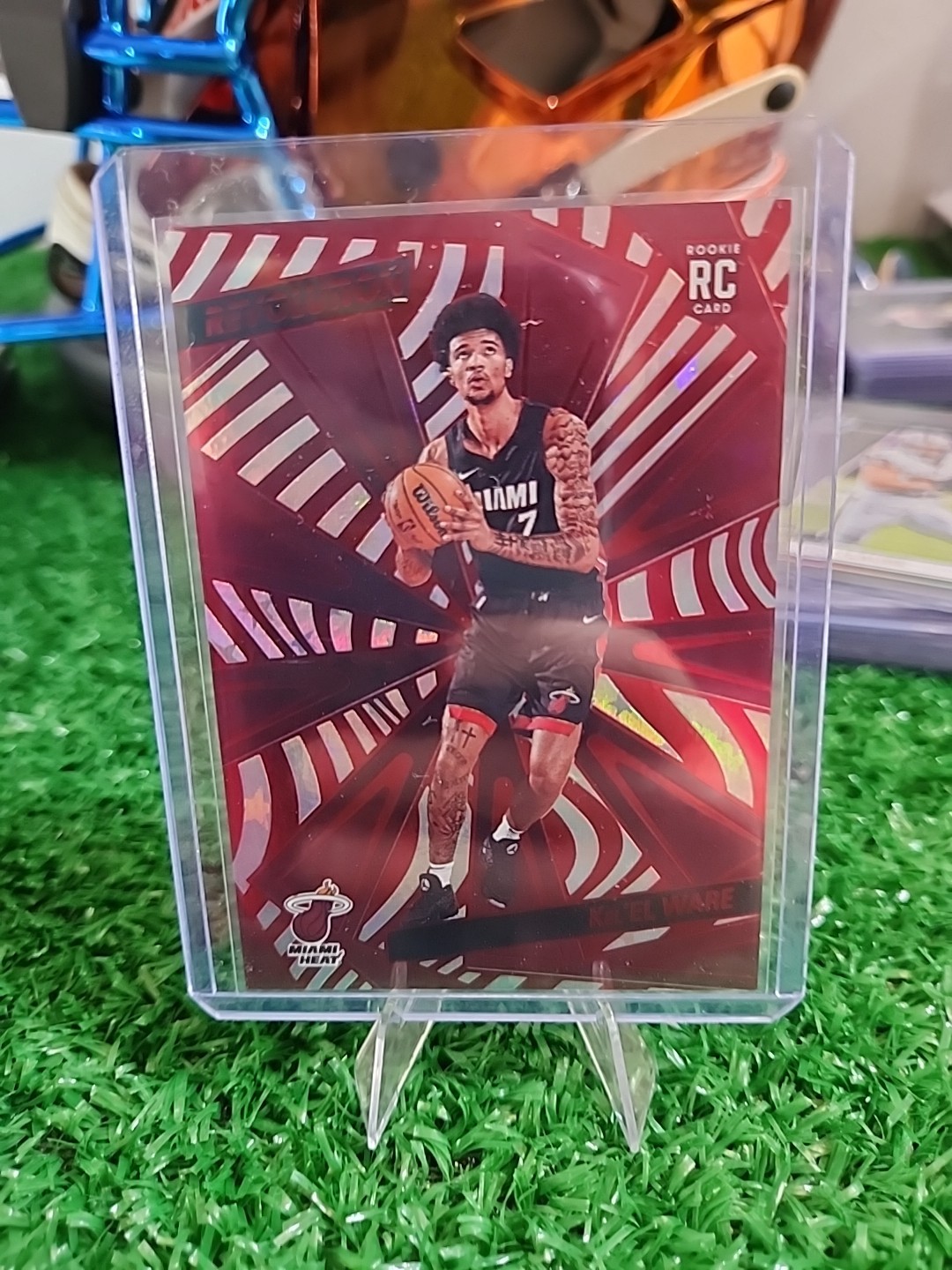 2024-25 Panini Revolution - Rookies Kel'el Ware #102 Red Astro /299 (RC)