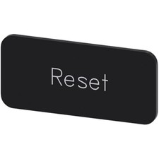 1 PC SIEMENS 3SU19000AC160DU0 Labeling Plate Snap-On or Glue-On Holder Black 12