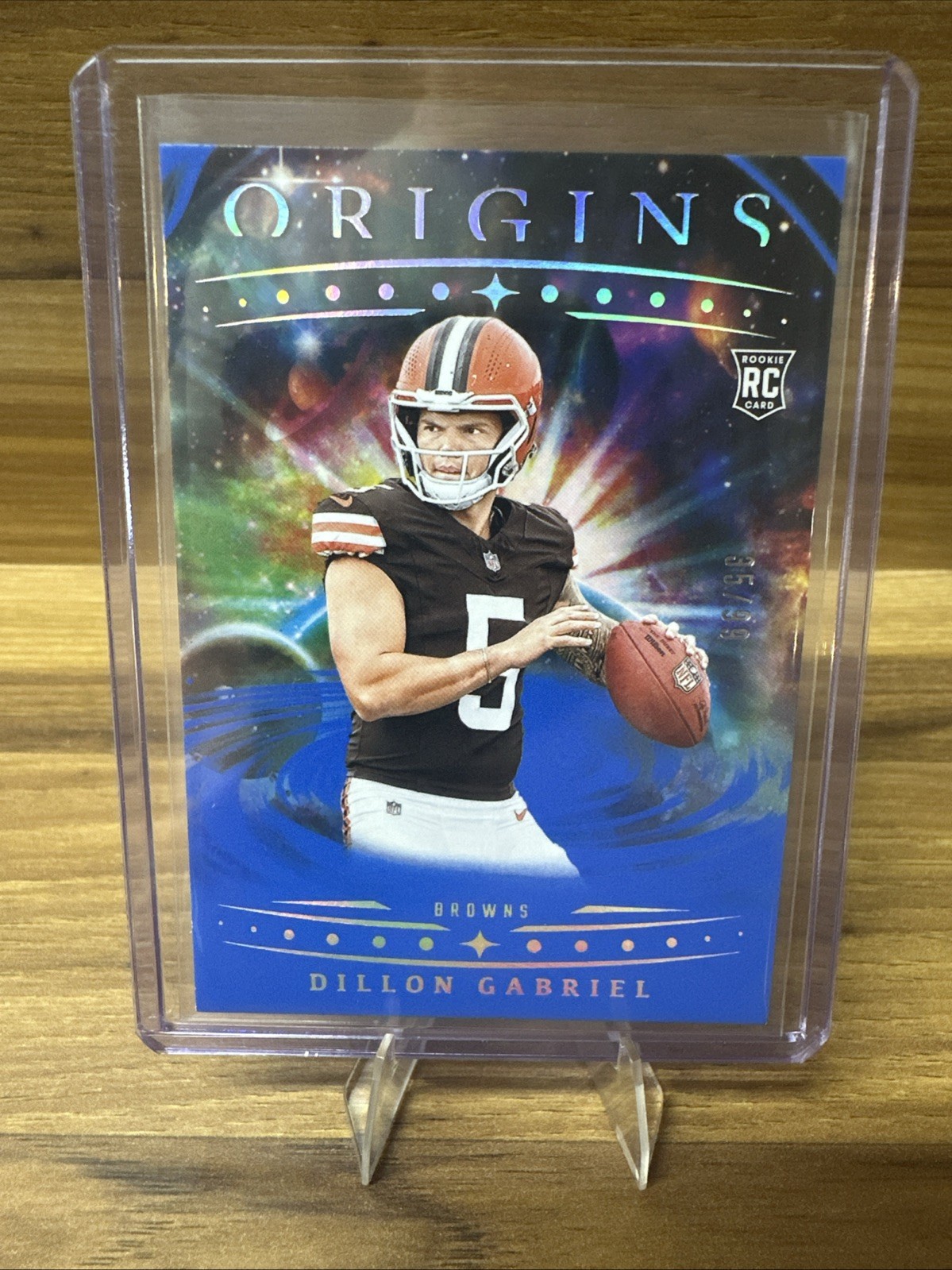 2025 Panini Origins Dillon Gabriel Blue Rookie Card /99 #115