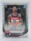 2025-26 Bowman #BCA-JW Jamir Watkins Chrome Autographs Speckle Refractor #/299