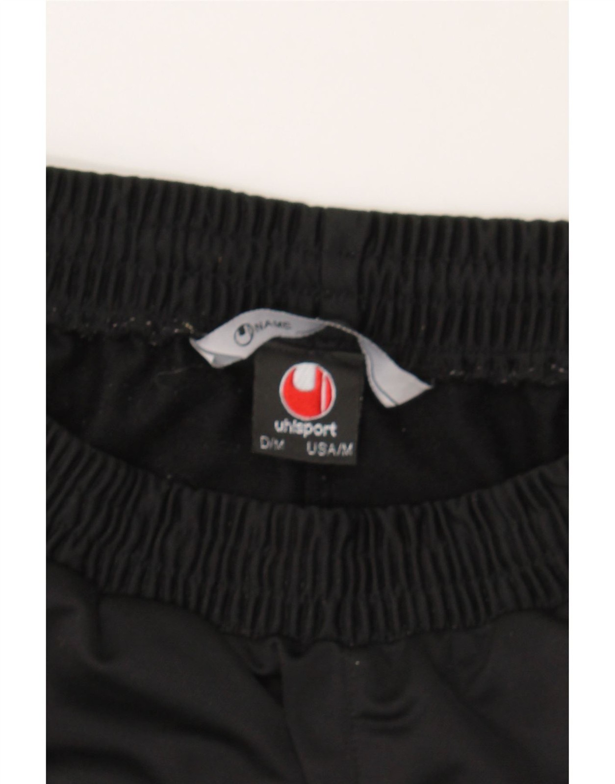 UHLSPORT Mens Tracksuit Trousers Medium Black Polyester DC72 image 3