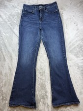 Lucky Brand Jeans Women's Size 12/31 Stevie High Rise Flare Dark Wash Stretch