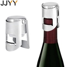 Stainless Steel Champagne Stopper Sparkling Wine Bottle Sealer Portable Cap UK