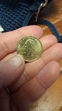  United States of America Quarter Gold color 2004