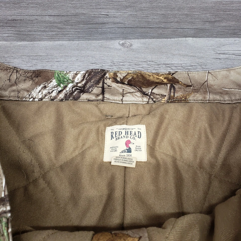 RedHead BONE DRY Camo Mens 2XL Pants Thermolite Realtree Waterproof Windproof - Image 4 of 4