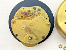 Vintage Horolovar  Miniature 8 Day BL Brass Clock Movement, Used. CM78-9659)