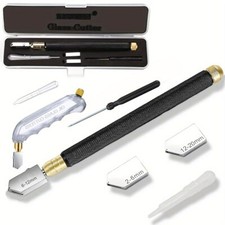 Herramienta profesional de cortador de vidrio con mango de aleaci n de-NEW USA