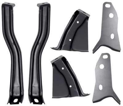 OER 6 Piece Rear Bumper Bracket Set For 1957 Chevy Bel Air 150 210 Del Ray Nomad