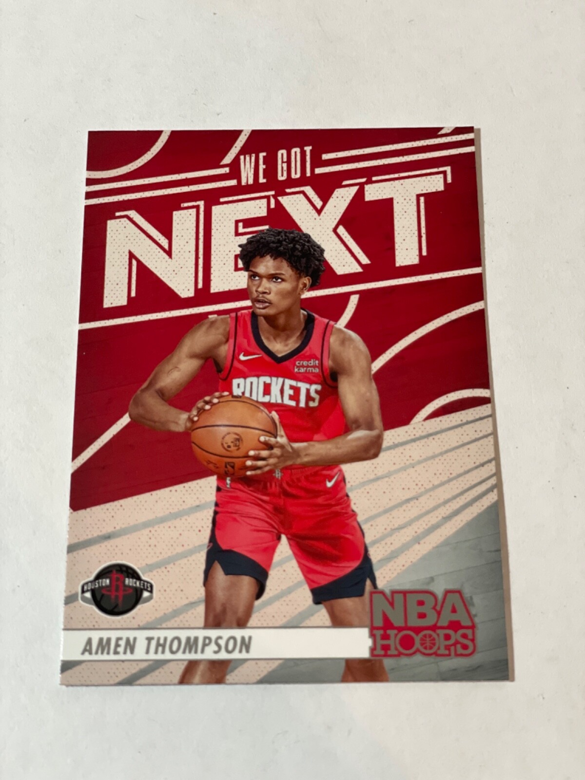 2023-24 NBA Hoops We Got Next #35 Amen Thompson RC