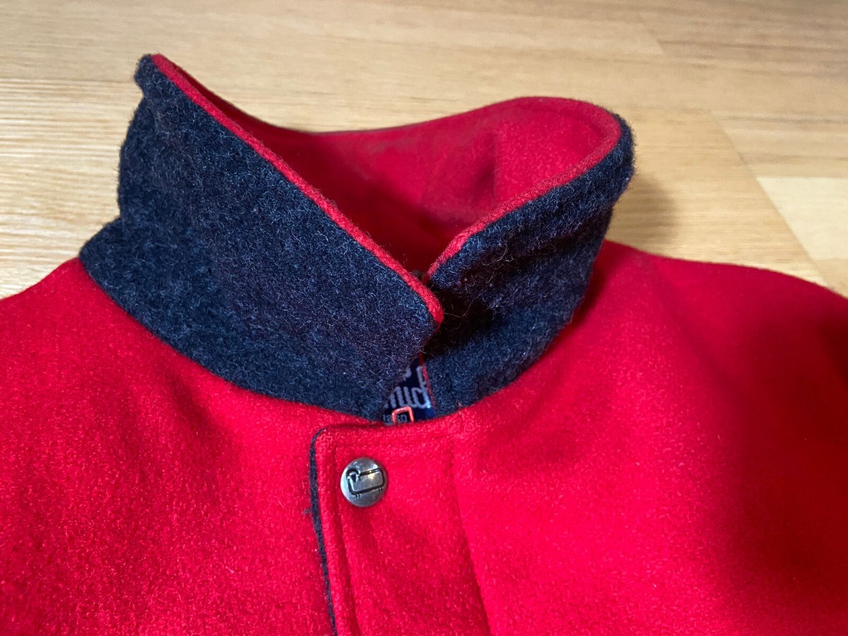 Vintage Woolrich Wool Red Jacket Men's Large Made In USA. | eBay