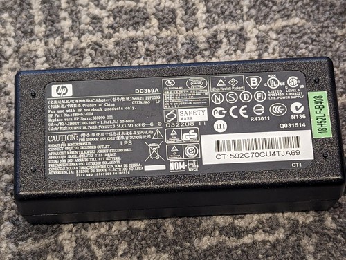 ORIGINAL HP DC359A NETZADAPTER LADEGERÄT 18,5 V 3,5A 65W 380467-004 Laptop Netzteil