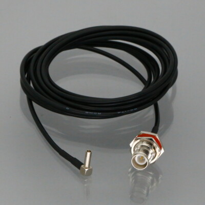 RP-TNC Female Bulkhead to TS9 Male Elbow RF 0.5~15FT Cable For Antenna Radio